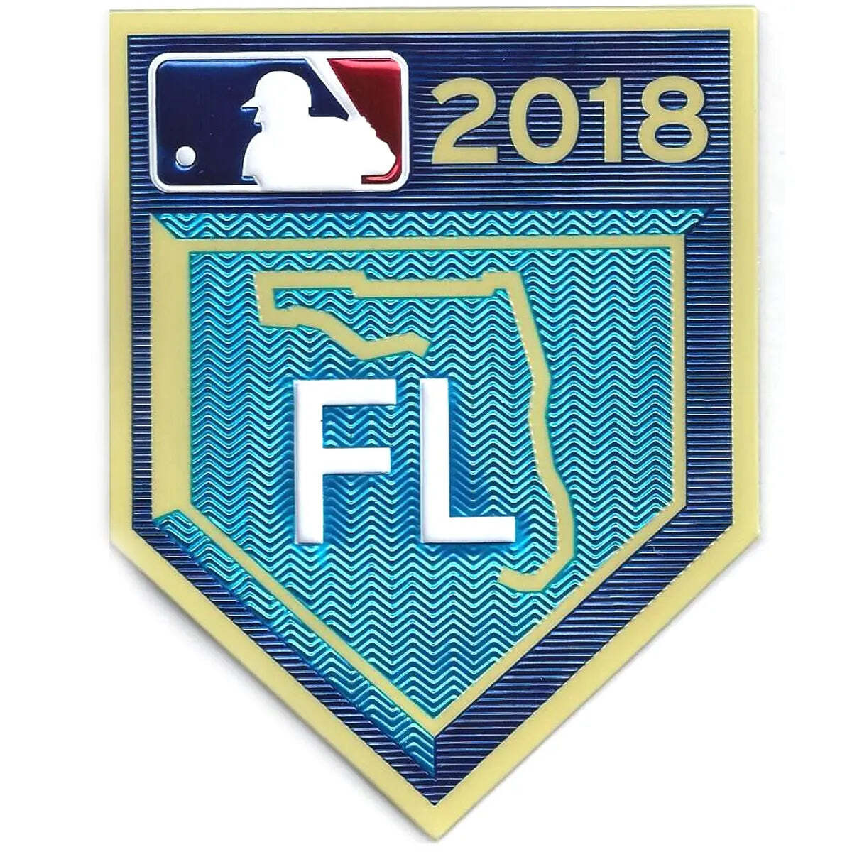 2018 Grapefruit League Spring Training TPU EmbossTech Jersey Patch Florida(Navy