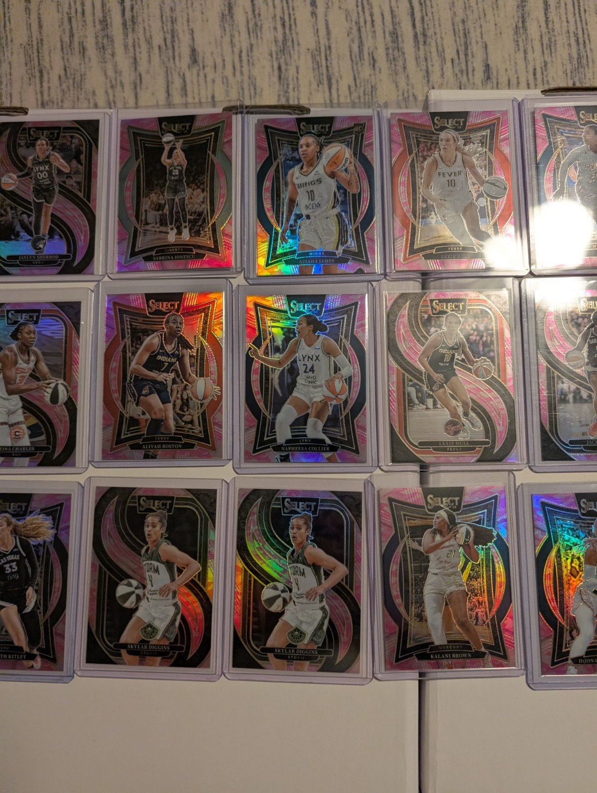 2025 Panini Select WNBA Singles PICK YOUR COLOR PRIZM NUMBERED PINK CAMO SP