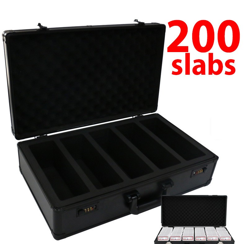 Graded Card Storage Case | Holds Slabs PSA SGC BGS | Trading Card Box Slab Case