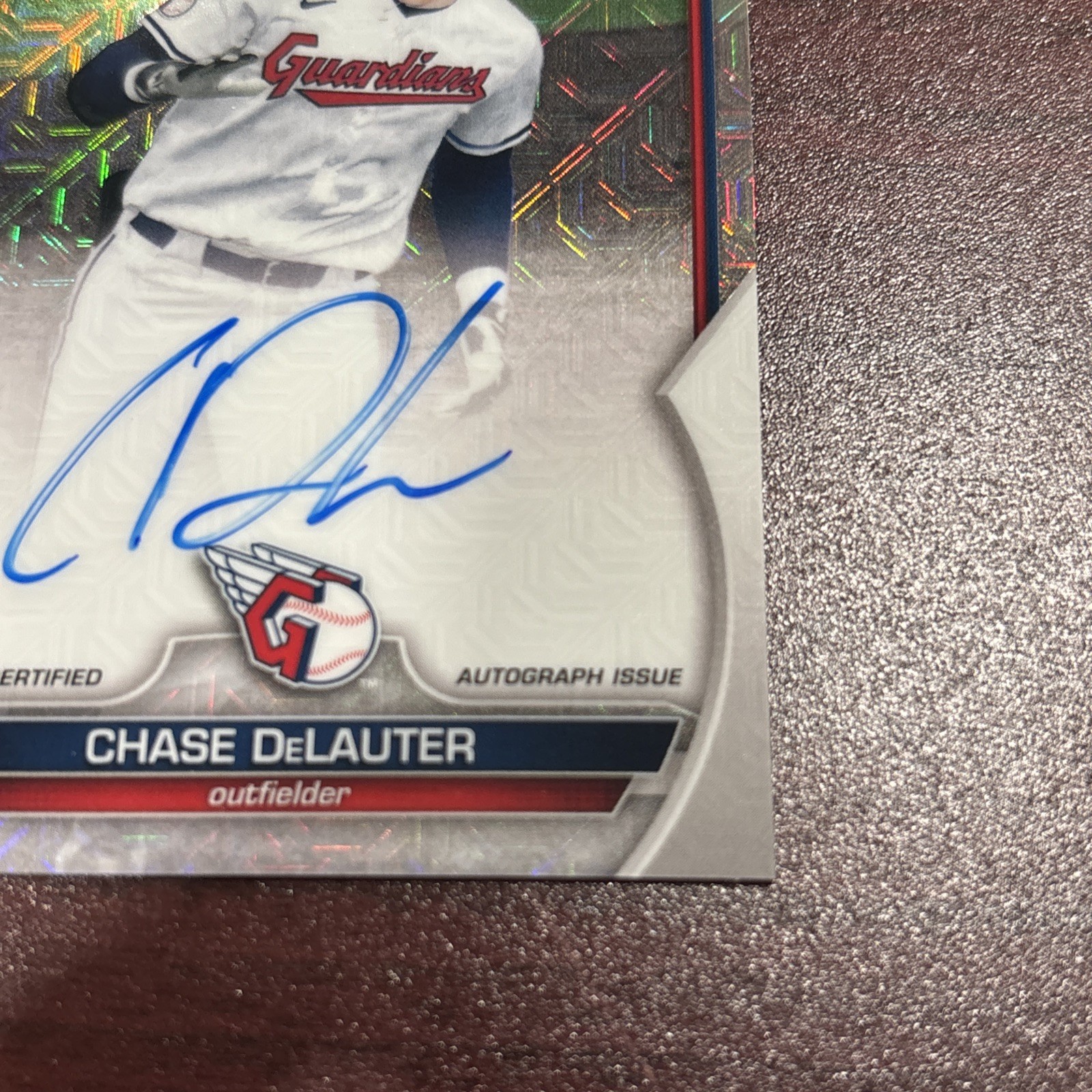 2023 Bowman – Chrome Prospect Mega Box Autographs Chase Delauter #BMA-CD (AU,…