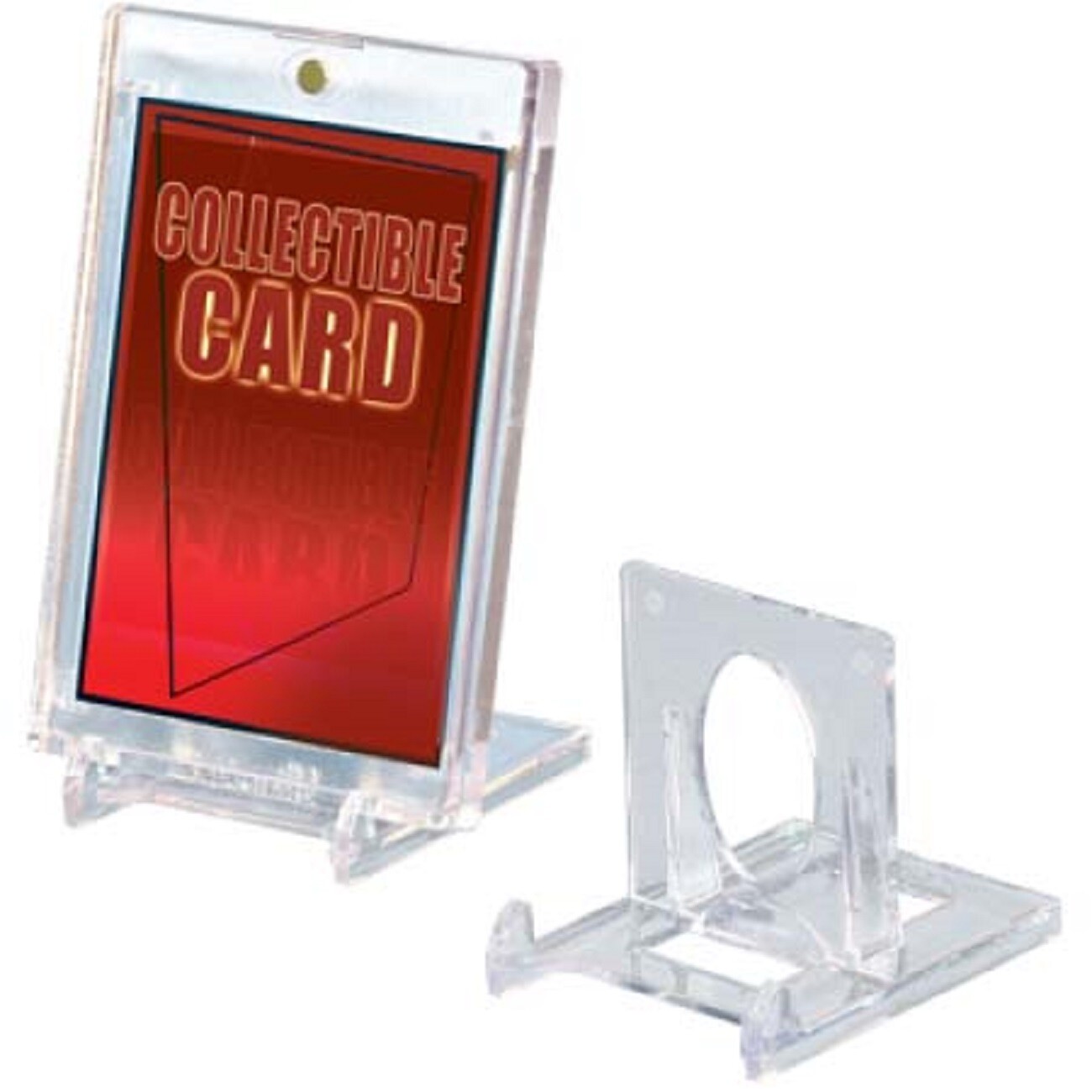 (5 Pack) Ultra Pro 2-Piece Adjustible Card Stands – Holds Cards and Card Holders