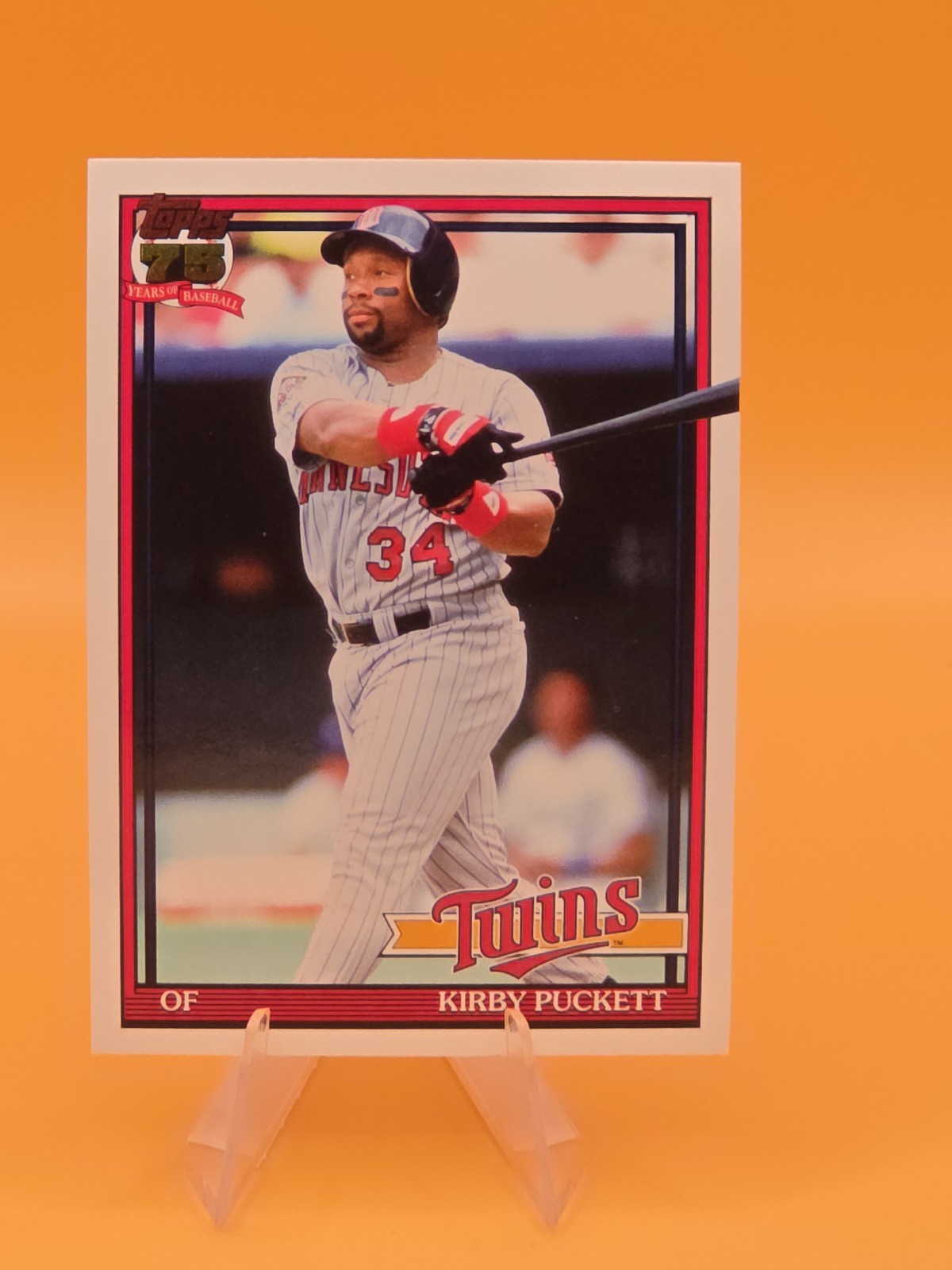 2026 Topps Series 1 1991 Throwback T91-94 Kirby Puckett Minnesota Twins Insert