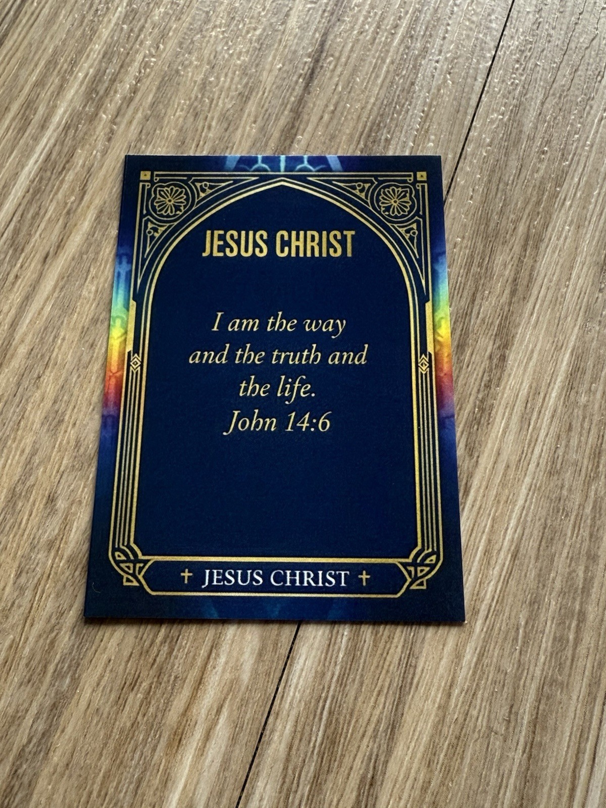 Jesus Christ Custom Trading Card John 14:6 Christian Collectible Gift