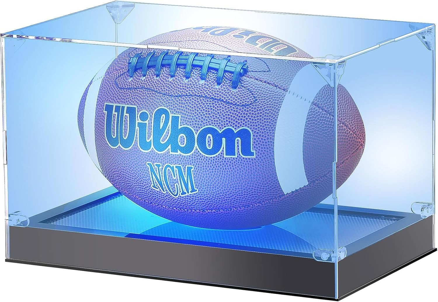 Acrylic Football Trophy Case with Adjustable LED – Stunning Exhibit Box