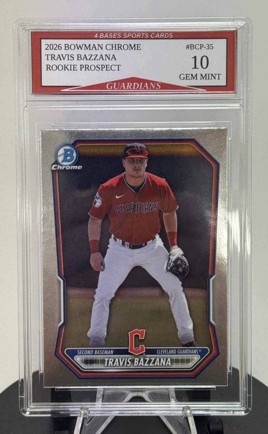 2026 Bowman Chrome Travis Bazzana Rookie Prospect Card #BCP-35 Gem Mint 10