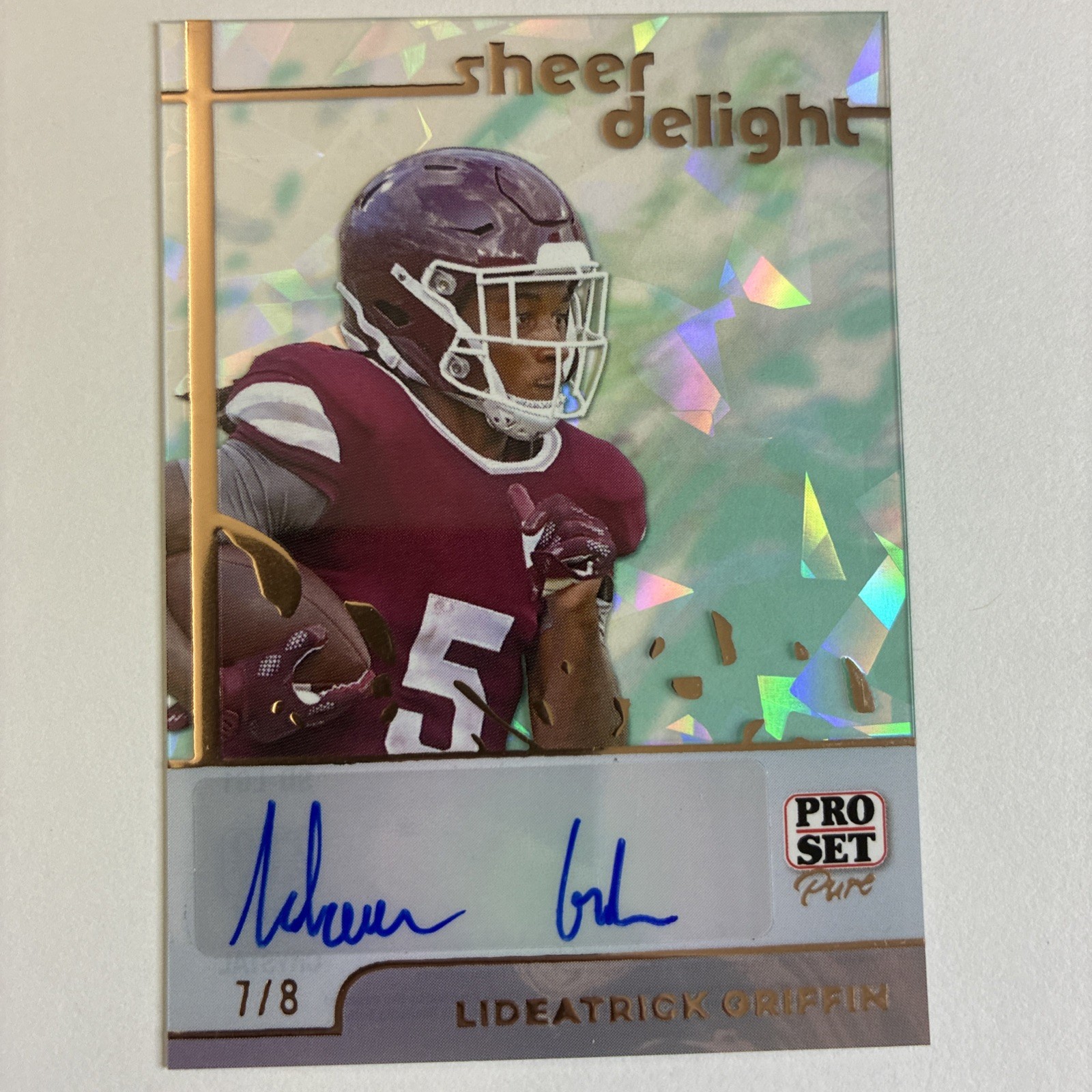 2024 LEAF PRO SET PURE BLUE SPARKLE SHEER DELIGHT LIDEATRICK GRIFFIN AUTO 7/8-GB