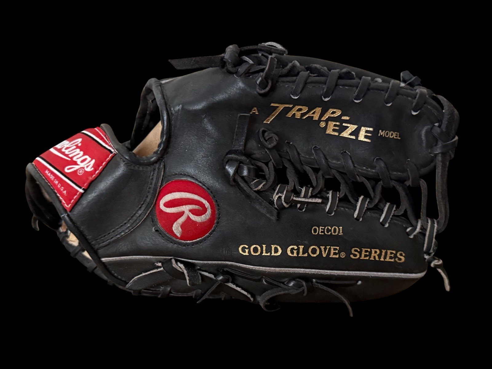 USA HOH RAWLINGS PRO-12TCB HORWEEN LEATHER 12″ TRAPEZE GLOVE HEART OF THE HIDE