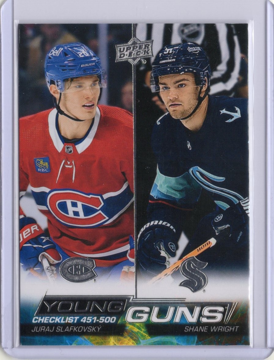 2022 UD Series 2 Young Guns Checklist Juraj Slafkovsky Shane Wright RC Fire Sale