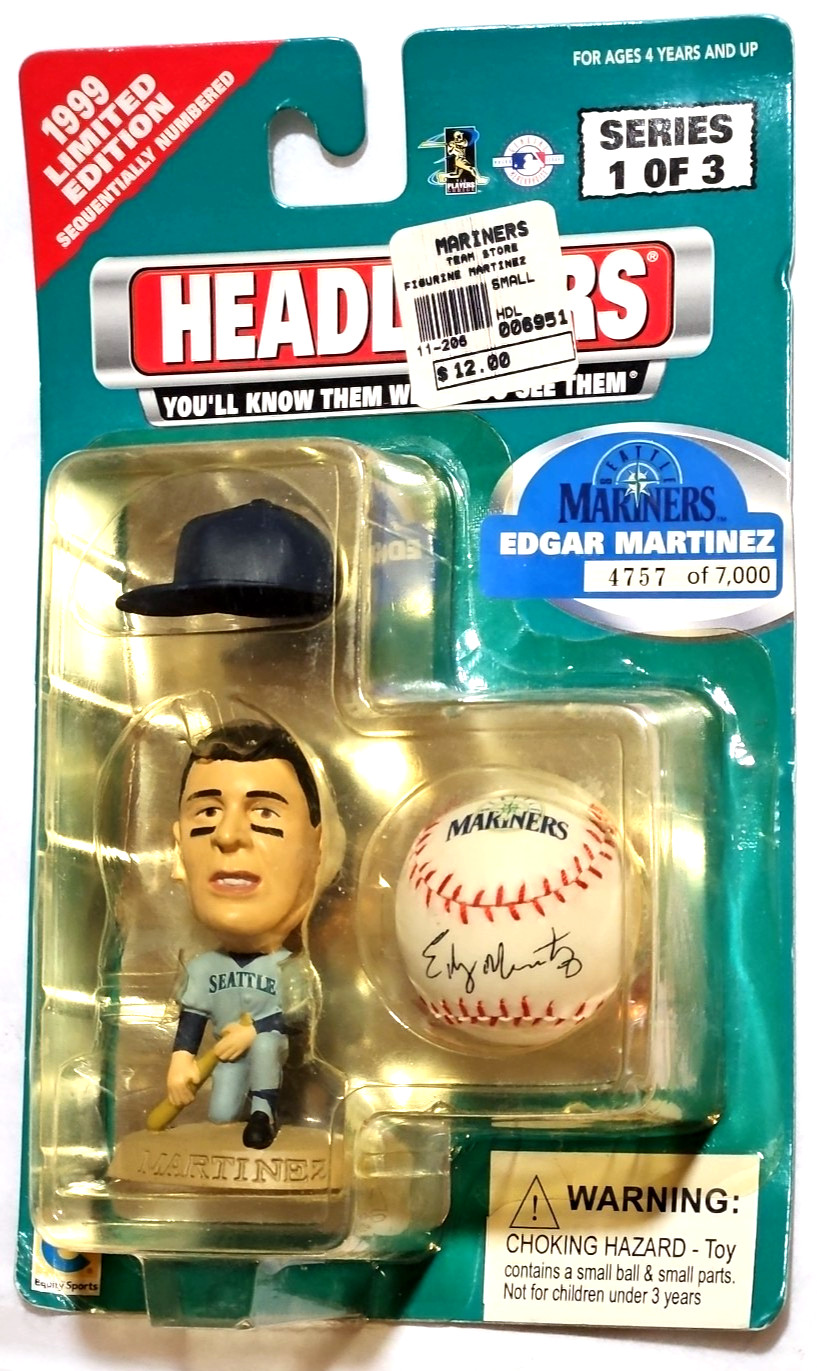 1999 Edgar Martinez Headliners #1of3 Action Figure Limited Edition #4,757/ 7,000