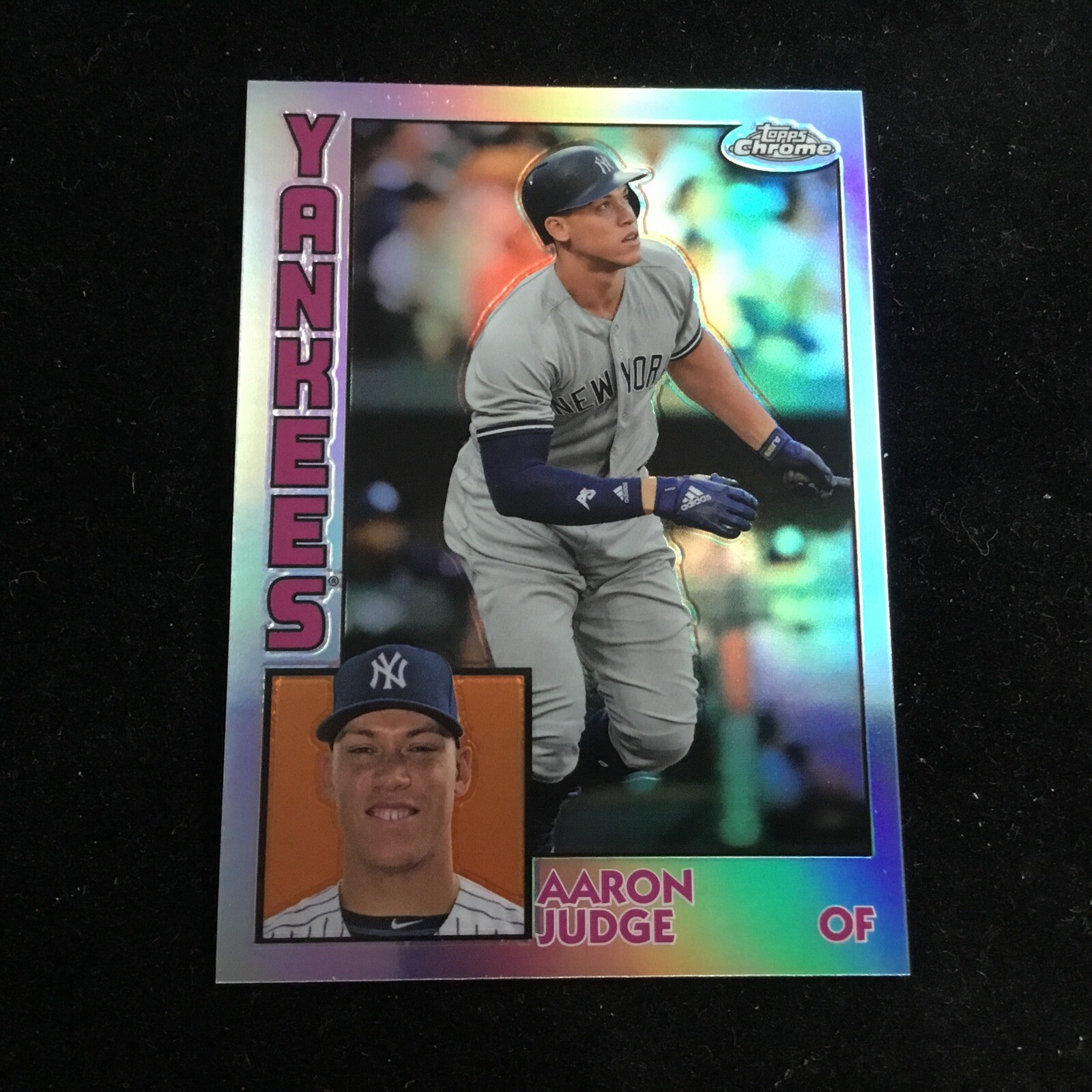 2019 Topps Chrome 1984 Topps Refractor #84TC-1 Aaron Judge New York Yankees