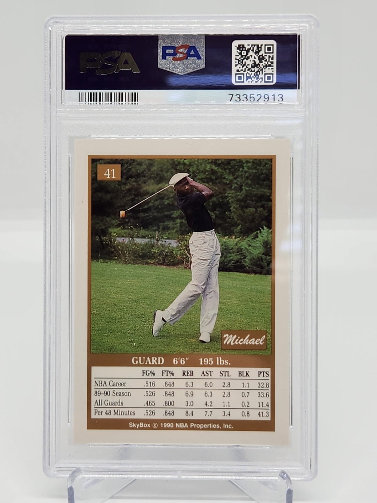 1990 Skybox Michael Jordan PSA 10 #41 🐐