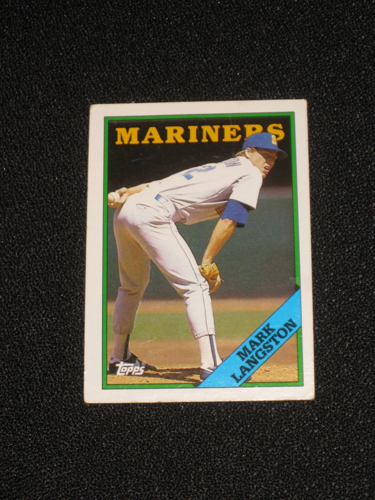 Mariners Mark Langston 1988 Topps Baseball Card #80 Modern (1981-Now) Original