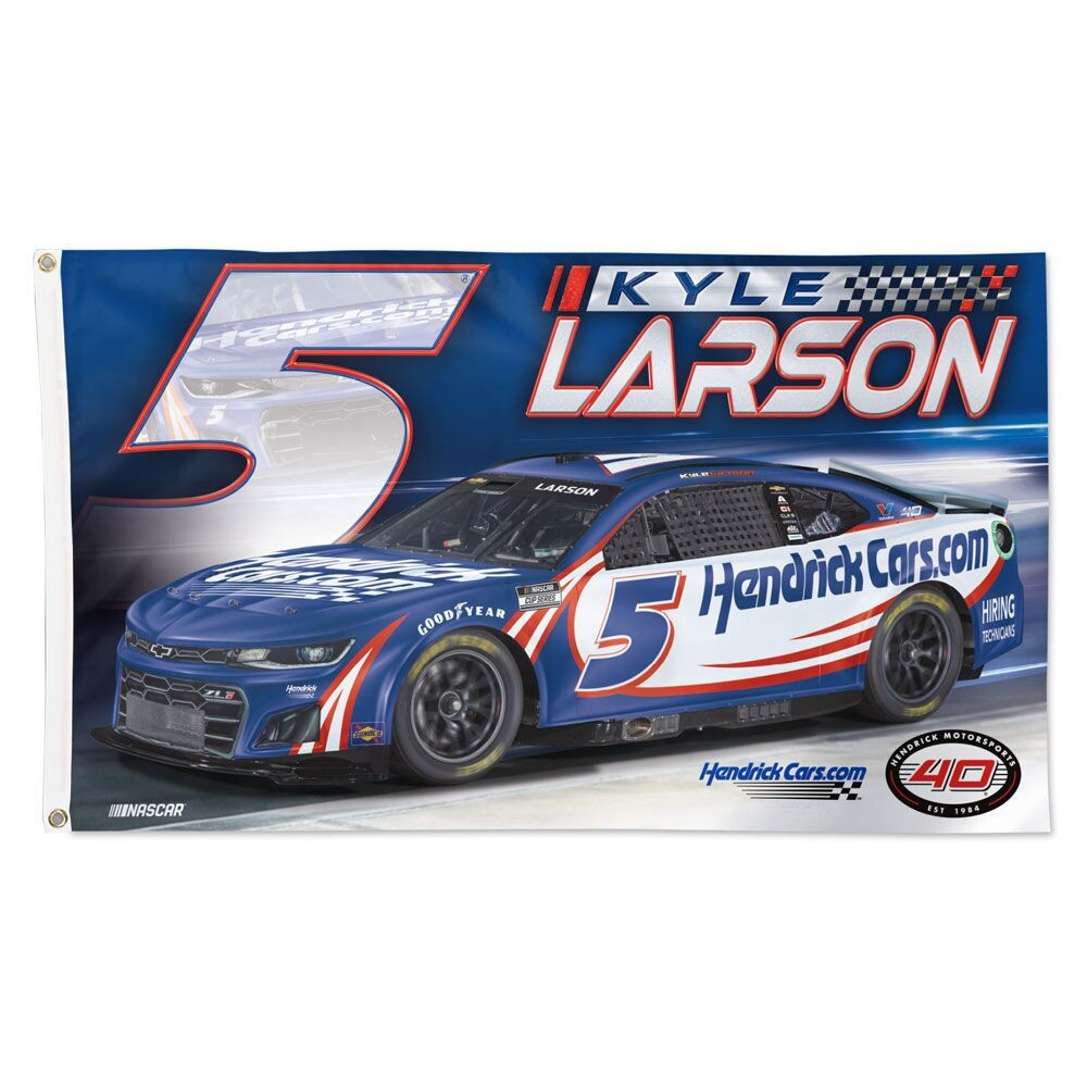Kyle Larson #5 Nascar Hendrick Car Racing 3×5 FT Flag Wall Decore Banner