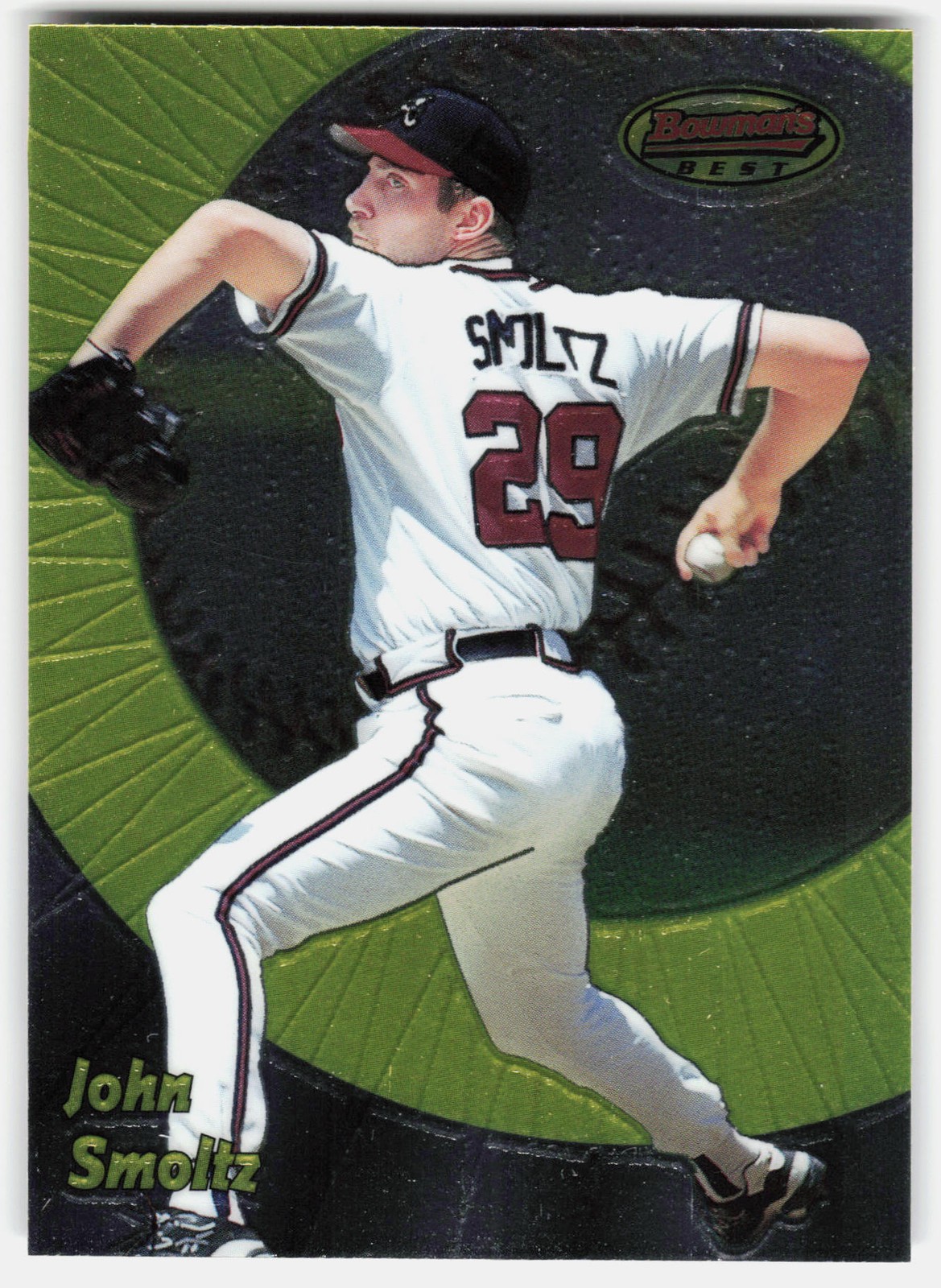 1998 Bowman’s Best John Smoltz #84 Atlanta Braves