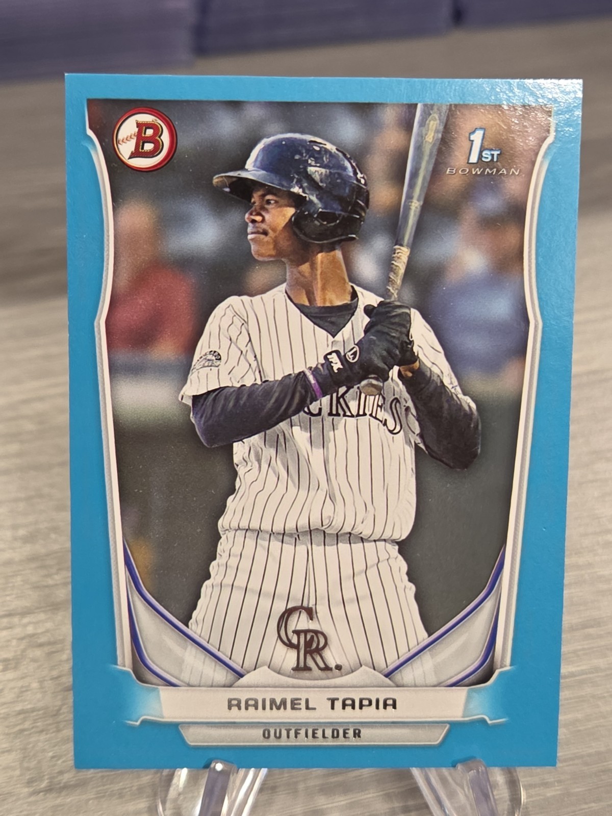 Raimel Tapia 2024 Bowman Paper Sky Blue /500 1st Bowman #BP27 Colorado Rockies