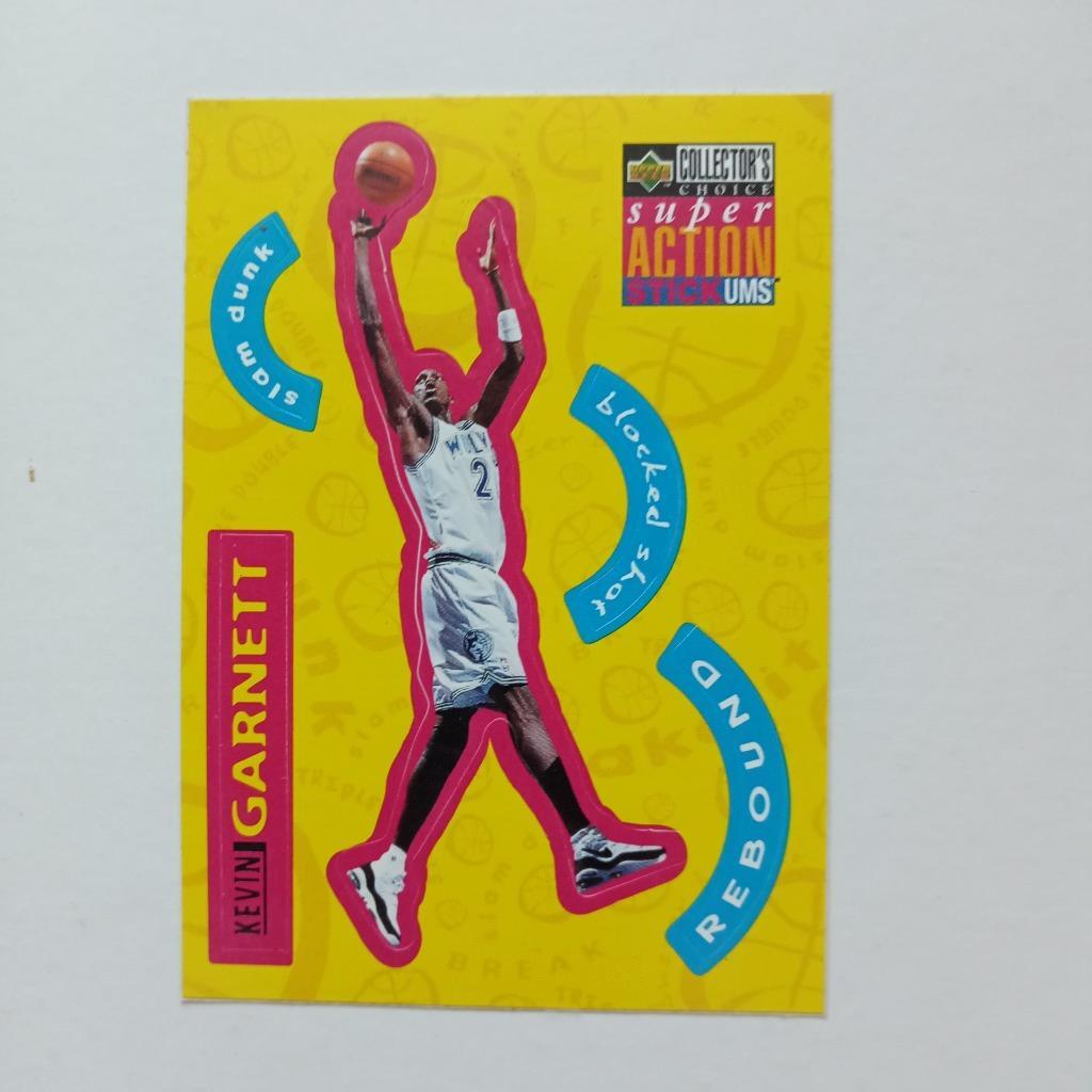 1996-97 Collector’s Choice Super Action Stick ‘ums Kevin Garnett
