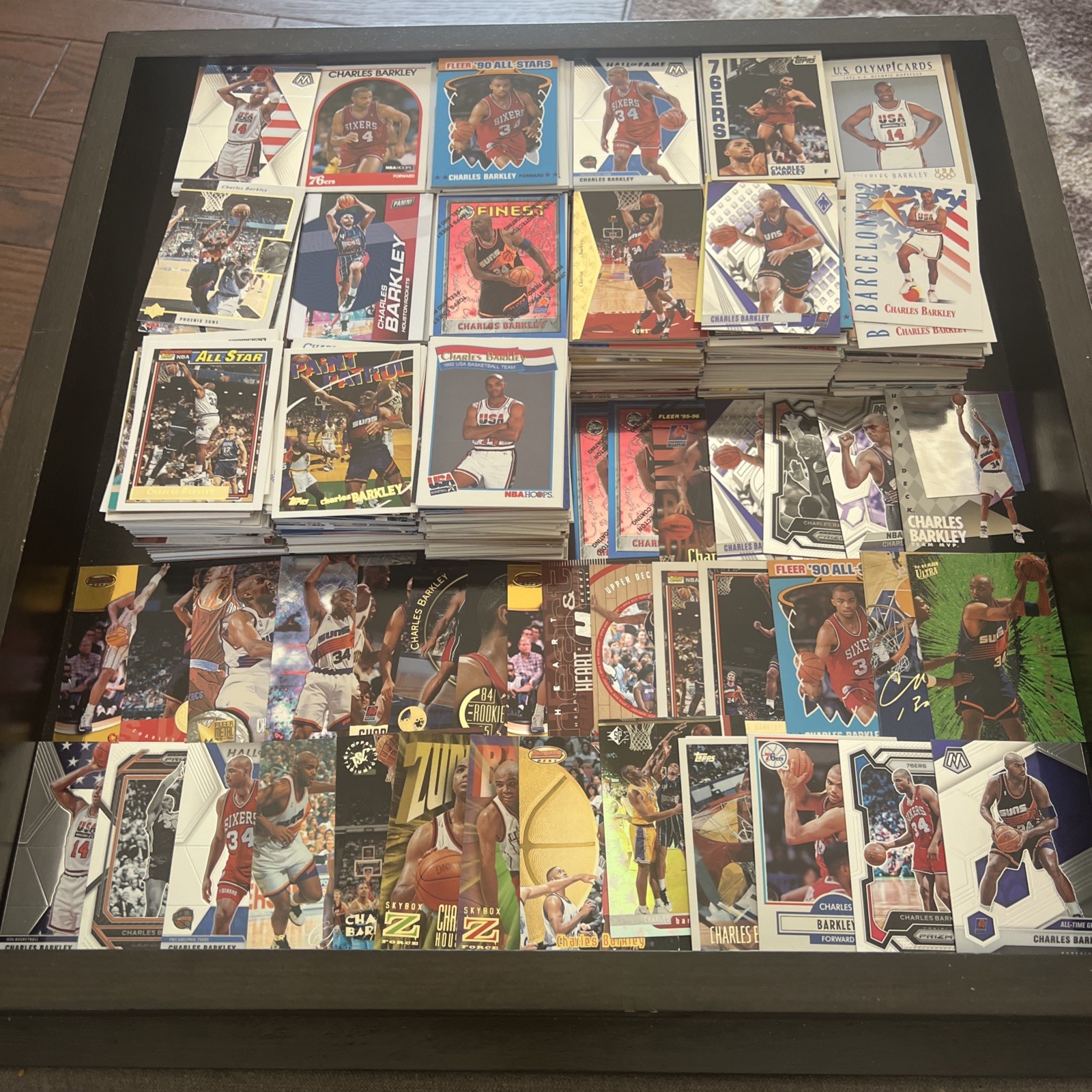 1550++ Charles Barkley Card Lot – Inserts Skybox Fleer Ultra Topps Great Asst