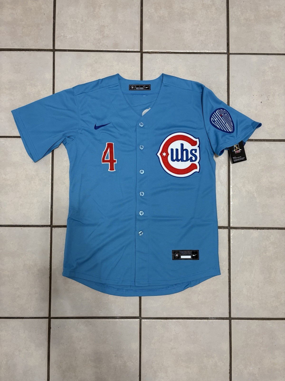 Chicago Cubs Pete Crow-Armstrong City Connect Stitched Jersey
