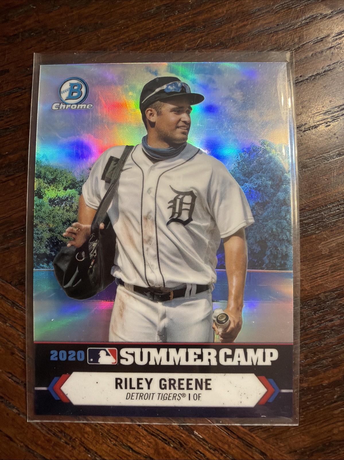 2021 Bowman Chrome Prospects 1st Riley Greene Prospect Refractor #SC-5 Tigers