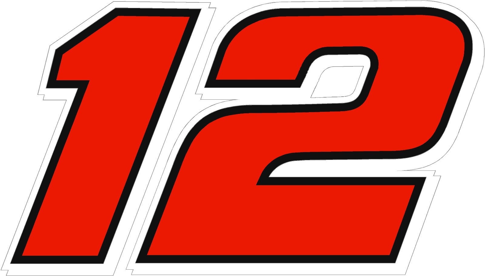 NEW FOR 2020 #12 Ryan Blaney Racing Sticker Decal Sizes SM-XL Various colors