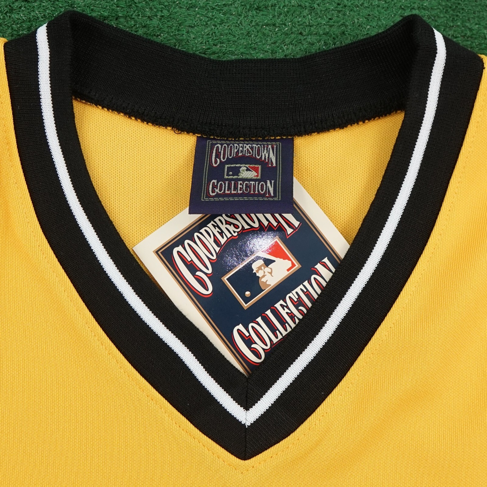 Andrew McCutchen Pittsburgh Pirates Cooperstown Men’s Gold Throwback Jersey