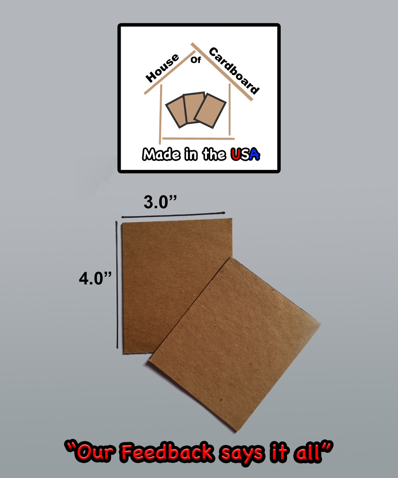 500 pcs.3″x4″ trading card shipping protectors blow out sale