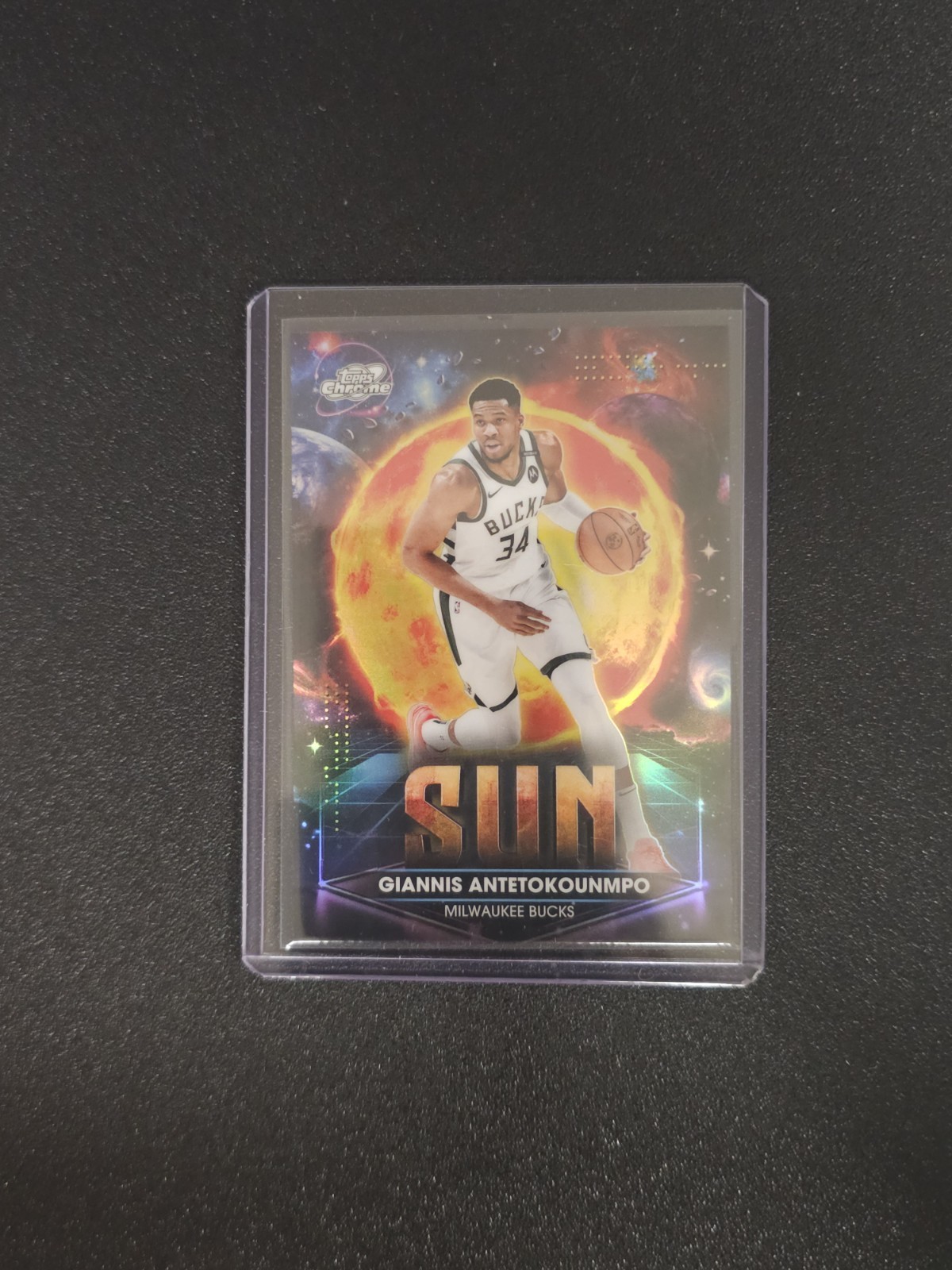 2025 Topps Cosmic Chrome Planetary Pursuit Sun PPS-4 Giannis Antetokounmpo