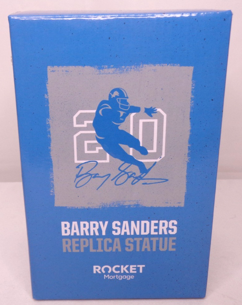 Barry Sanders Replica Statue 2023 Collectors Edition Detroit Lions NFL Bronze