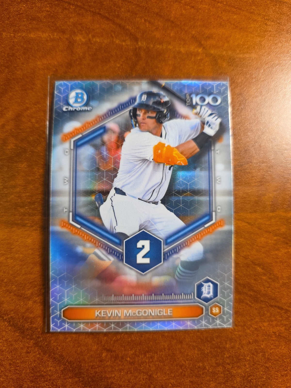 2026 Bowman, Kevin McGonigle #BTP-2 Bowman Top Prospects Chrome Refractor Tigers
