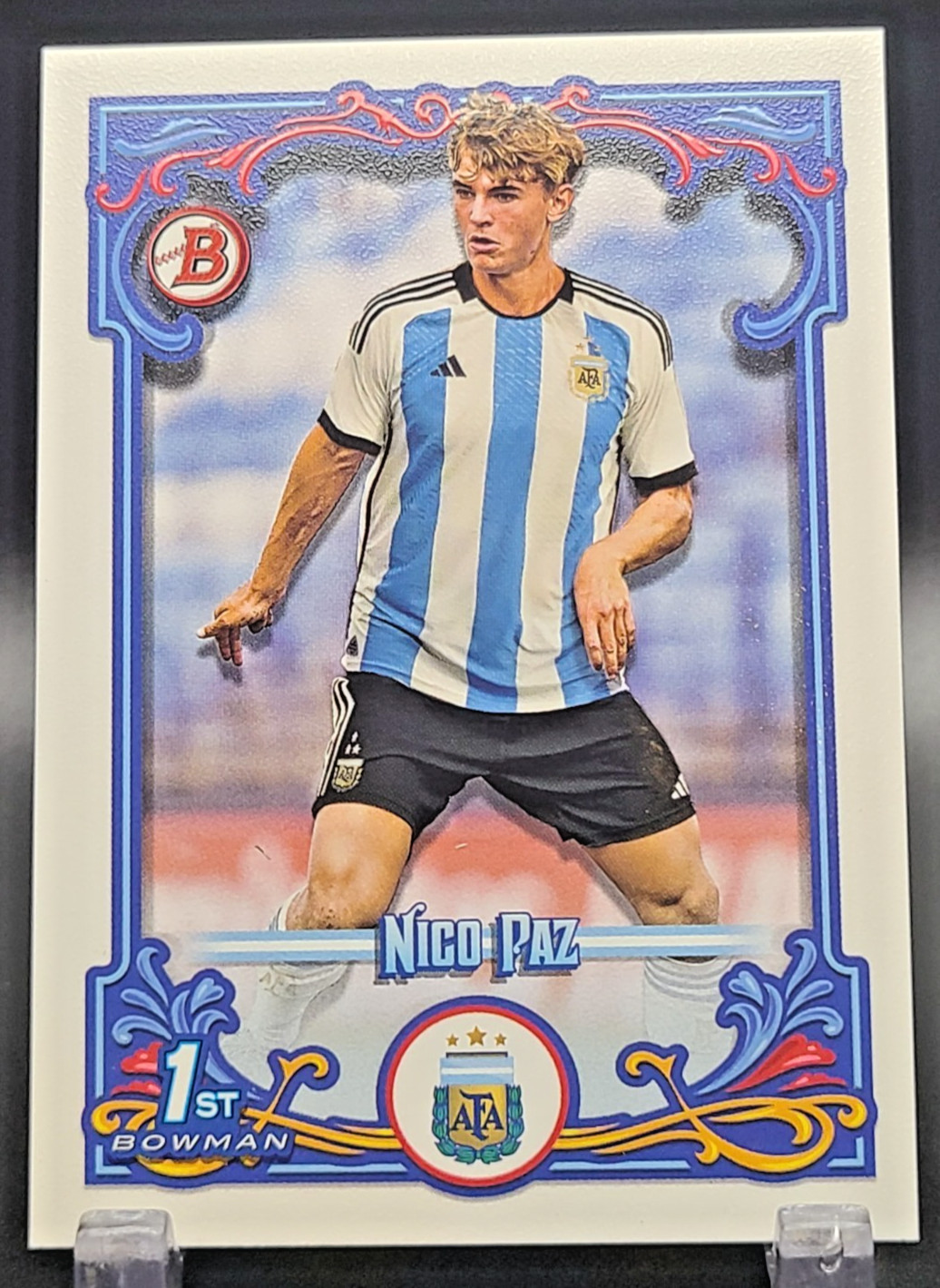 2023 Topps Argentina Fileteado 1st Bowman Nico Paz #34 Rookie RC