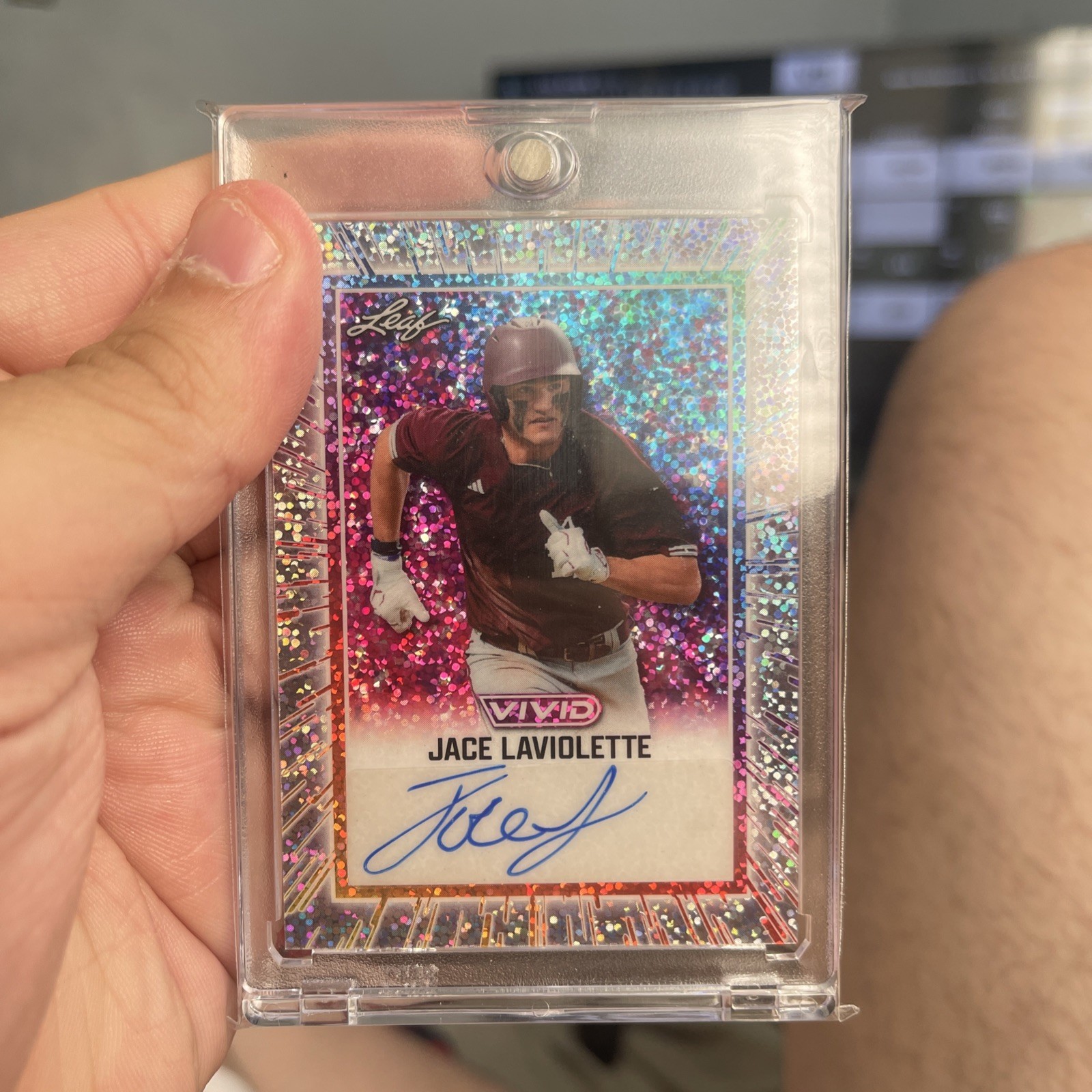 Leaf Vivid Jace Laviolette Autograph Serial #BA-JL1 1/3 Baseball 2025