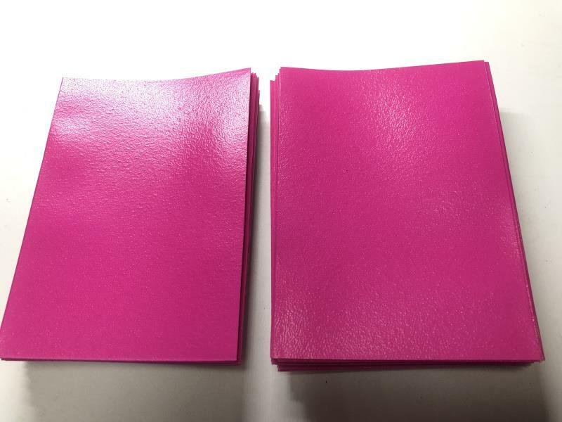 Lenayuyu 300pcs Roseredwhite Protector Standard MTG Card Sleeves 66x91mm Matte