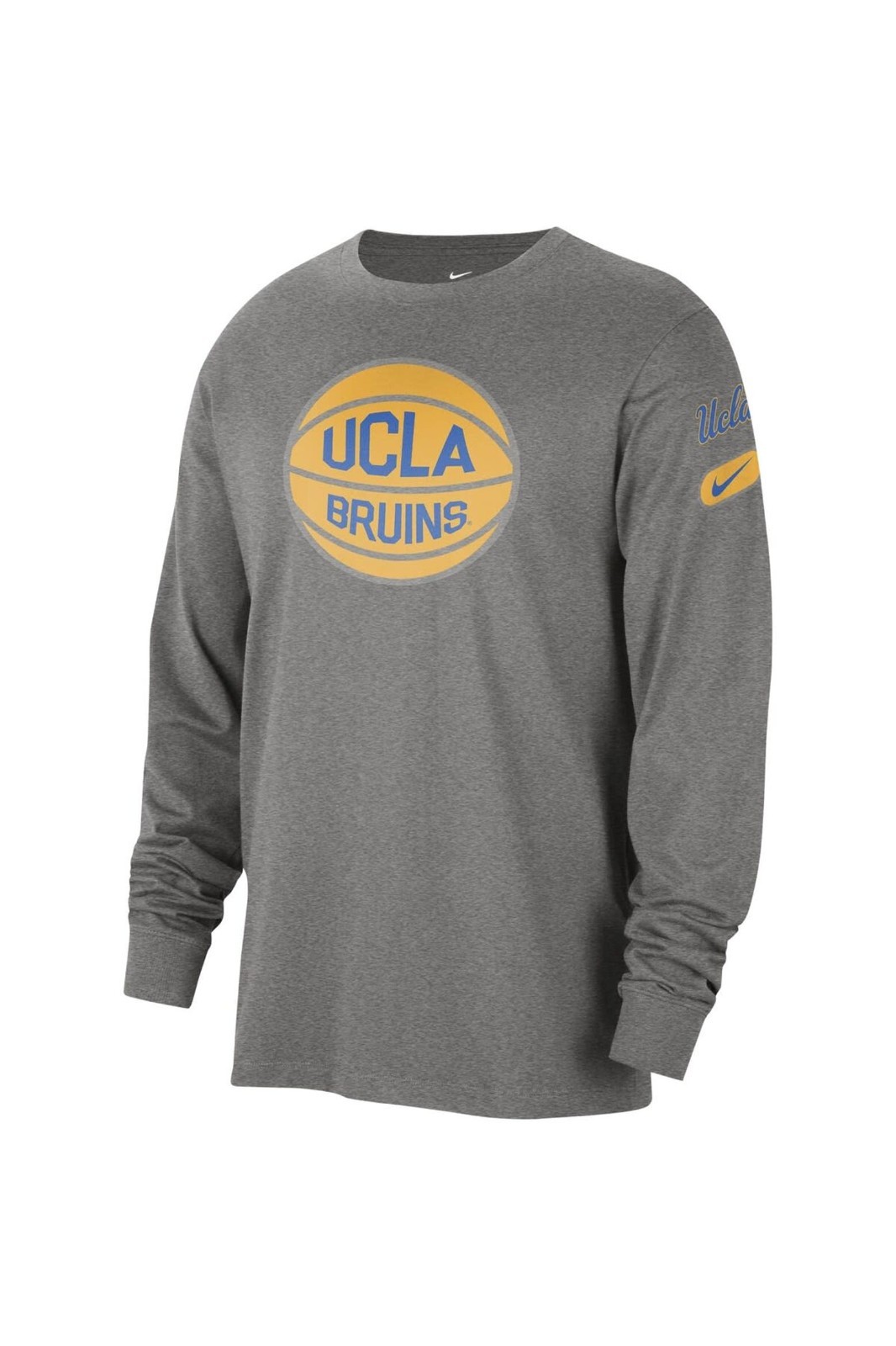 Nike Heather Gray UCLA Bruins Fast Break Long Sleeve T-ShirtSize M