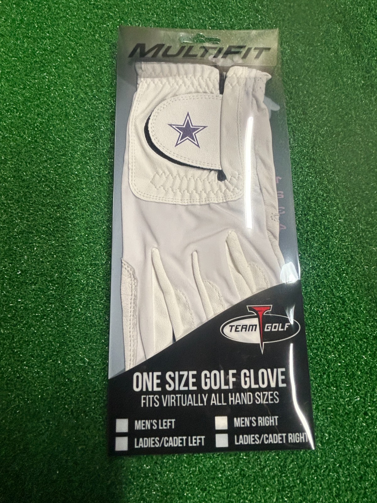 Dallas Cowboys Team Golf USA Adult One Size Golf Glove for Right Handed Golfer