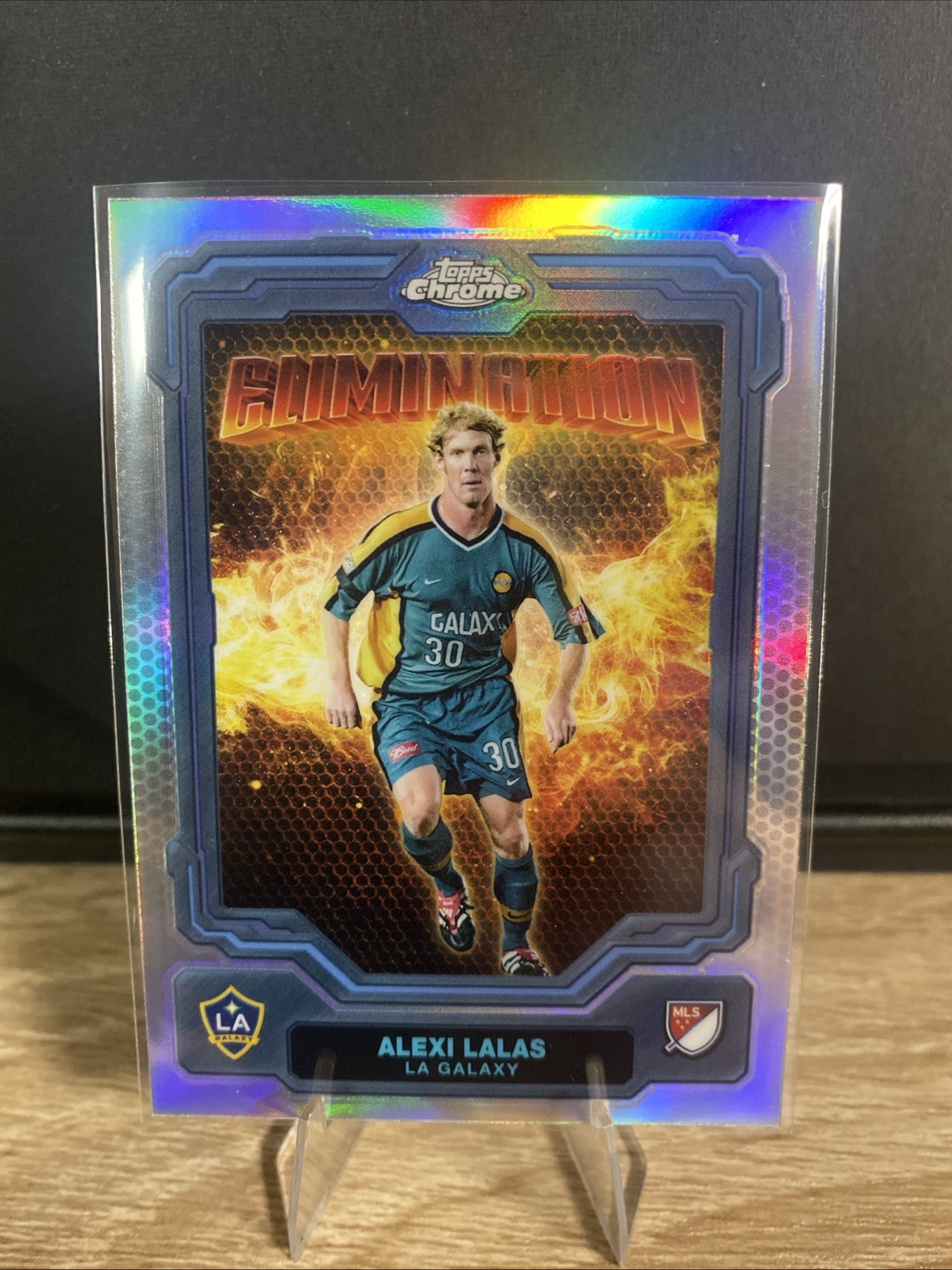 Topps Chrome MLS 2025 Alexi Lalas LA Galaxy Elimination Insert #EL-30