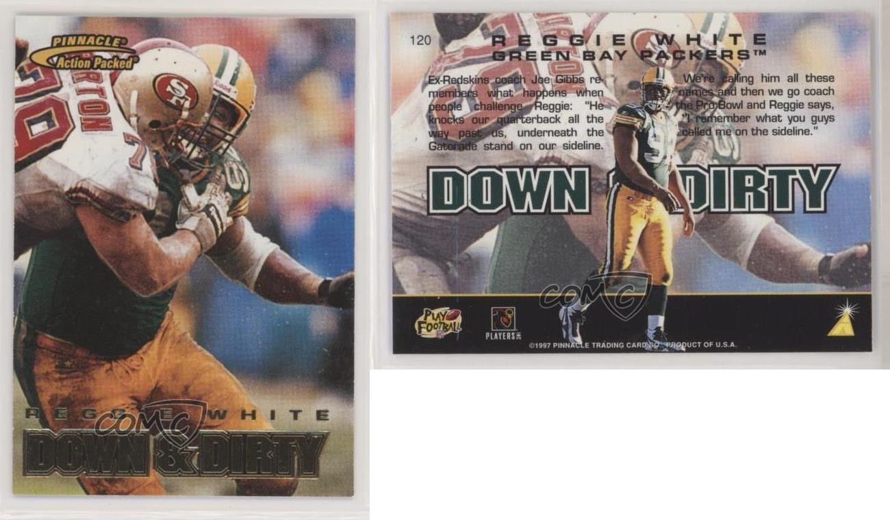 1997 Pinnacle Action Packed Reggie White #120 HOF 1md
