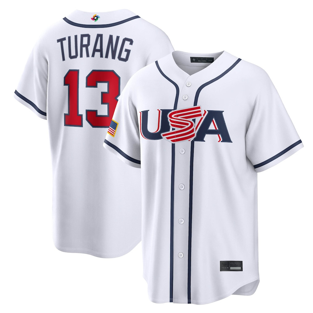 Men’s USA Baseball White 2026 World Baseball Classic Stitched Jersey All Player