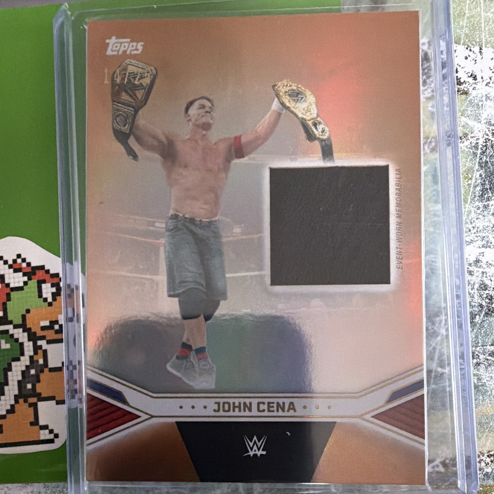 Topps 2025 WWE John Cena Saturday Night’s Main Event Relic 22-R 14/25