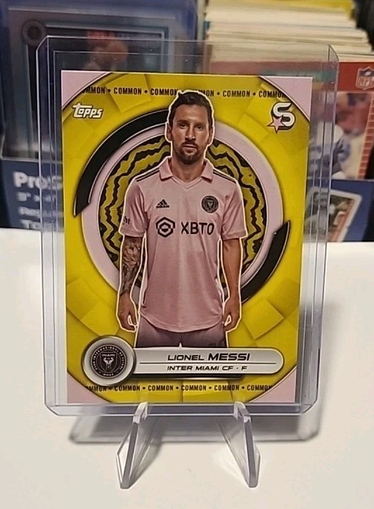 2024 Topps MLS Superstars – Common Yellow #1 Lionel Messi GOAT MT