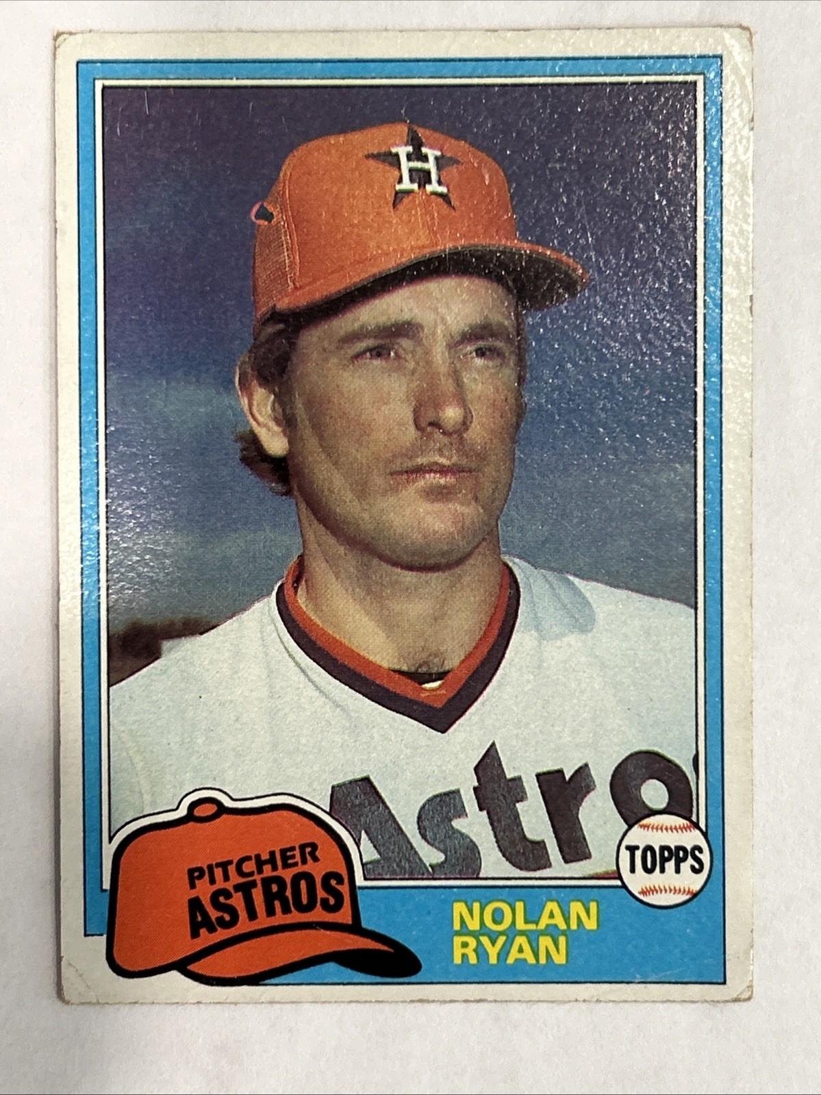Topps 1981 Nolan Ryan #240 Houston Astros Baseball Card MLB