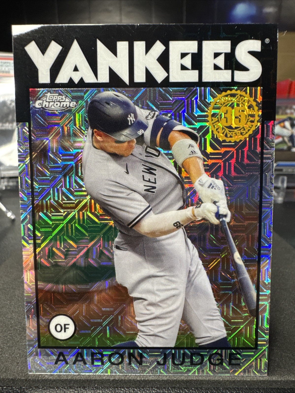 2021 Topps Aaron Judge 1986 35th Anniversary Chrome Silver Pack #86BC-99 (SS)
