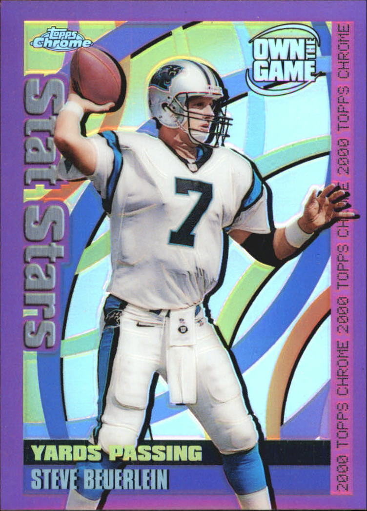 2000 Topps Chrome Football Own the Game Refractor Insert Singles – You Choose