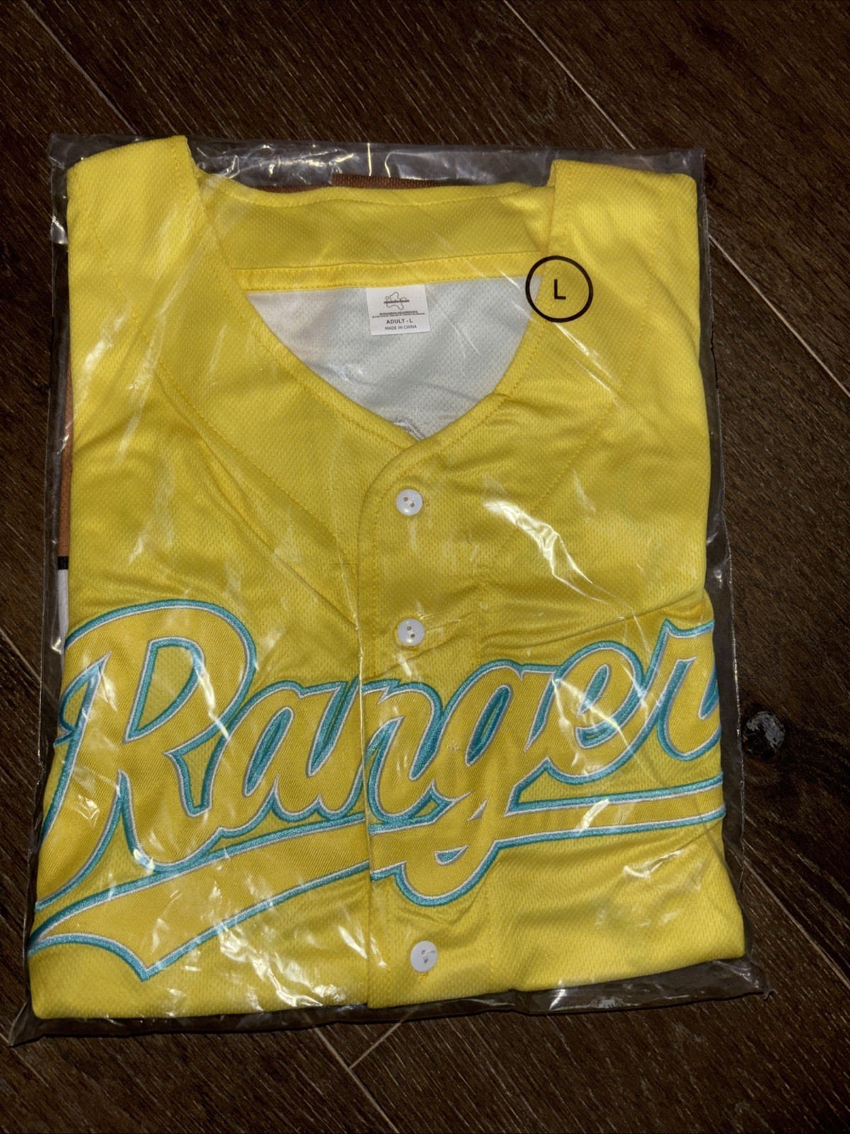 Texas Rangers SpongeBob SquarePants Theme Night Jersey Size Large 5/13/26