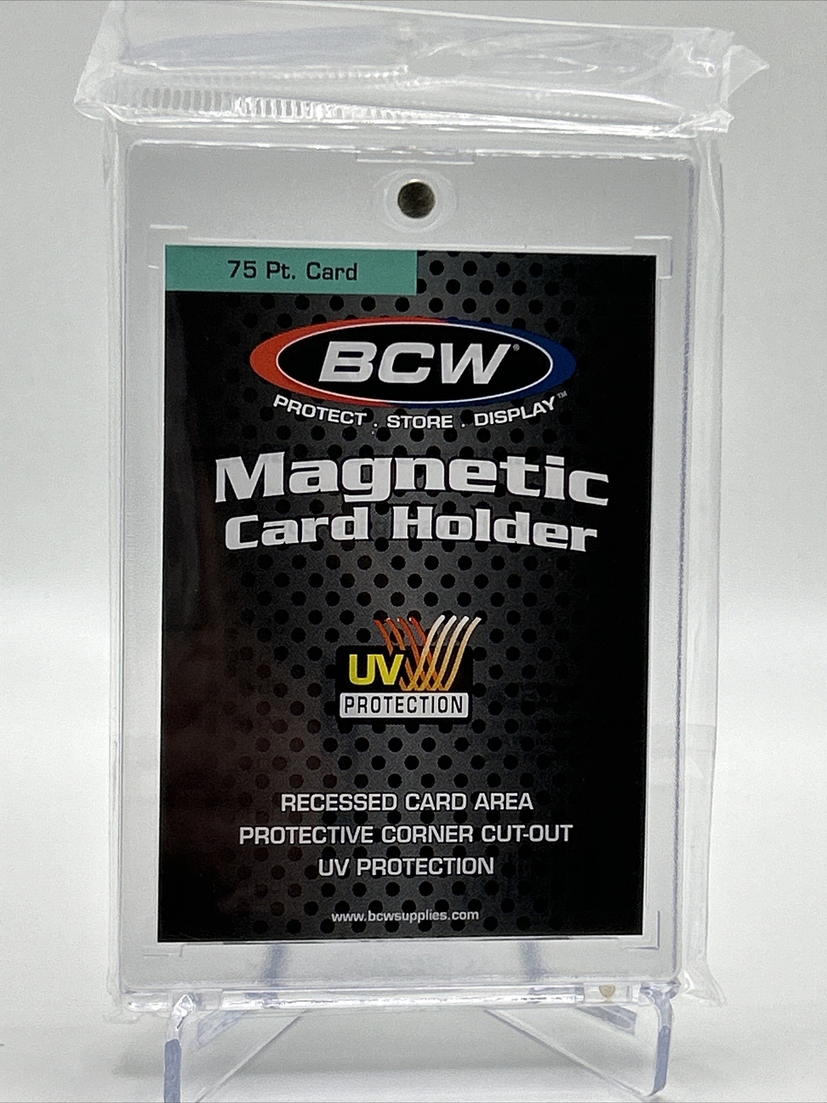 BCW Magnetic Card Holder 75pt Point with UV Protection, lot of 5 holders