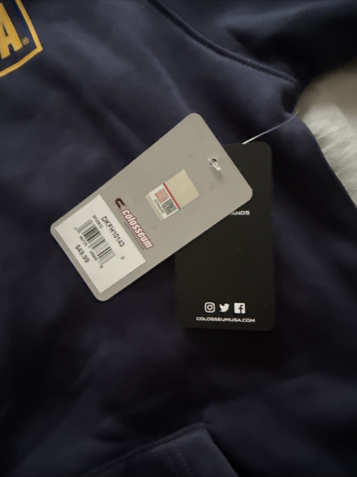WVU Hoodie Dark blue