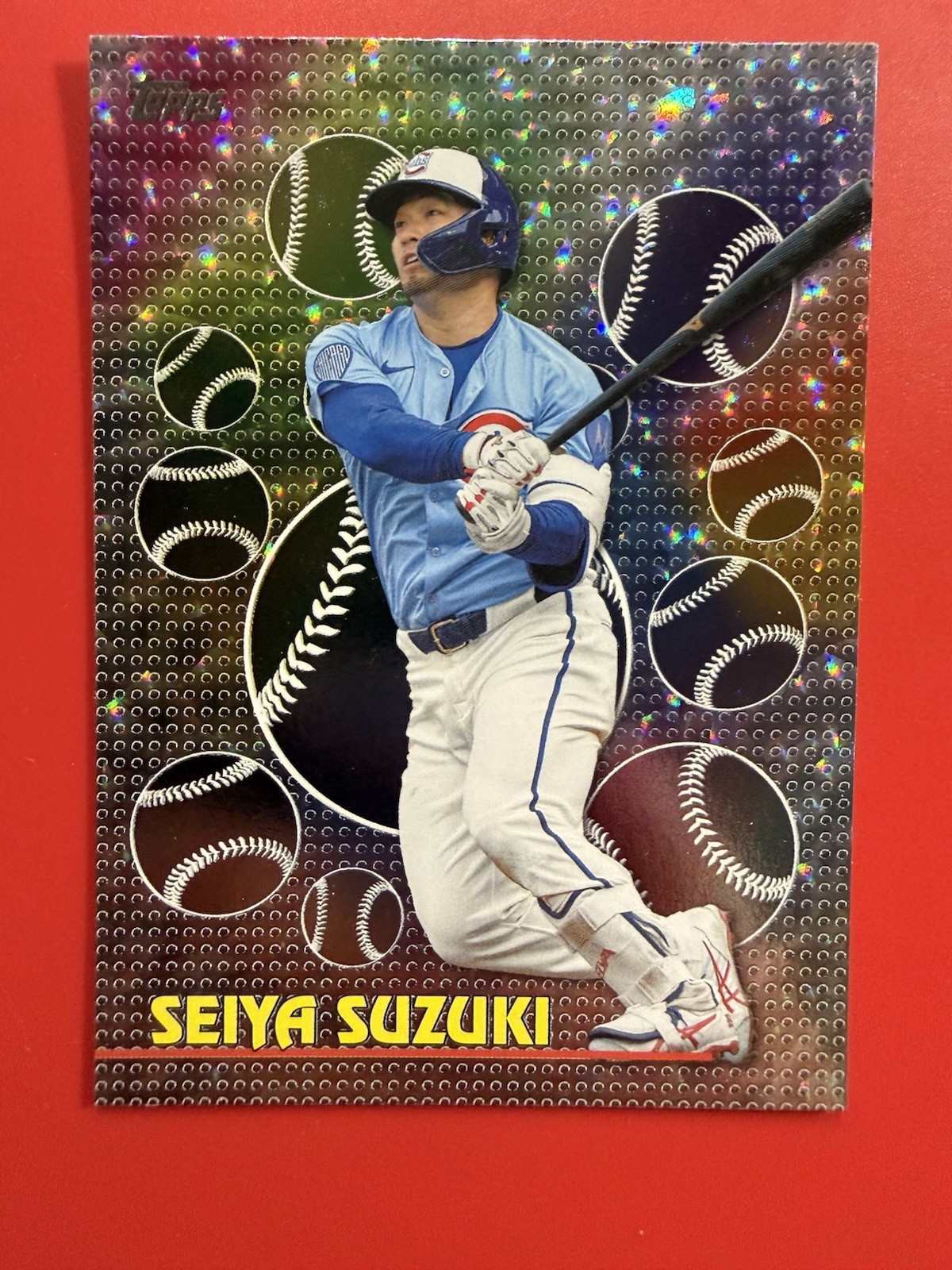 2026 Topps Series 2 #TOG-23 Seiya Suzuki Titans of the Game Silver Crackle Foil
