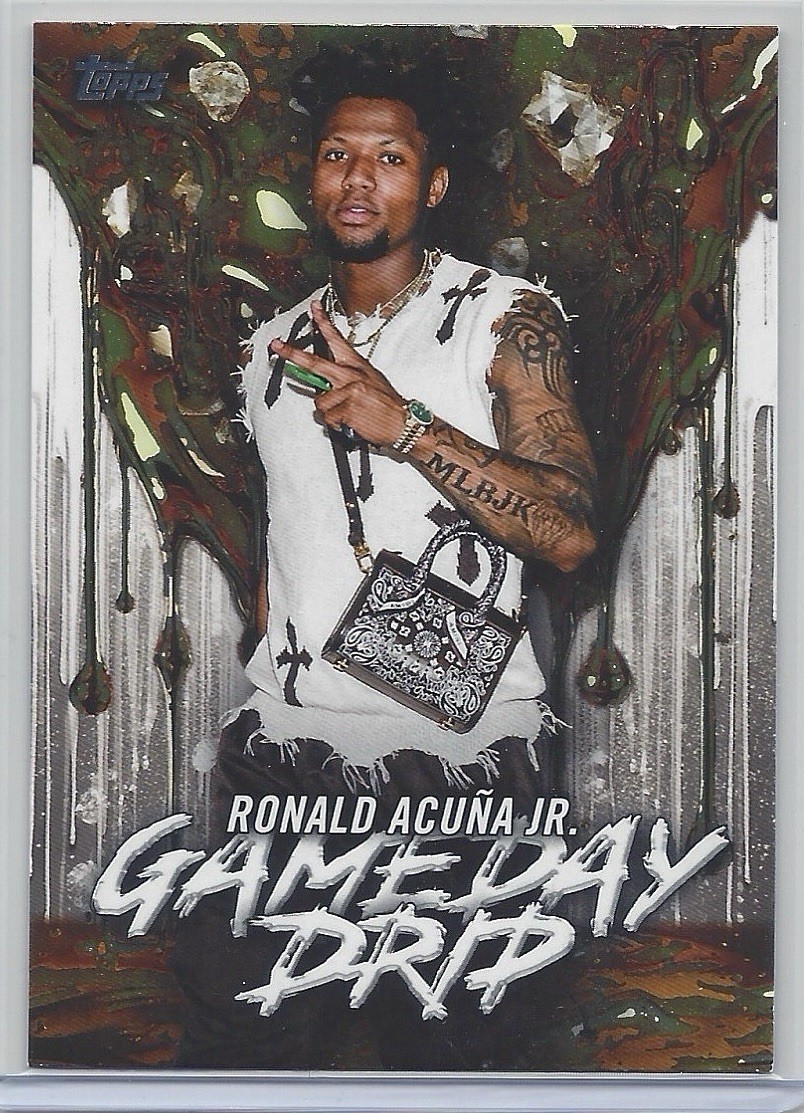 2026 Topps Celebration #GD-6 Ronald Acuna Jr. Gameday Drip