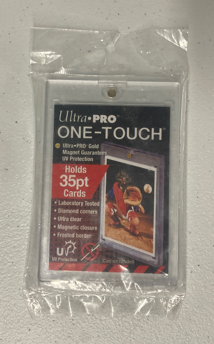 Ultra Pro One Touch Magnetic 35pt Trading Card Case Holder UV Frosted Border NEW