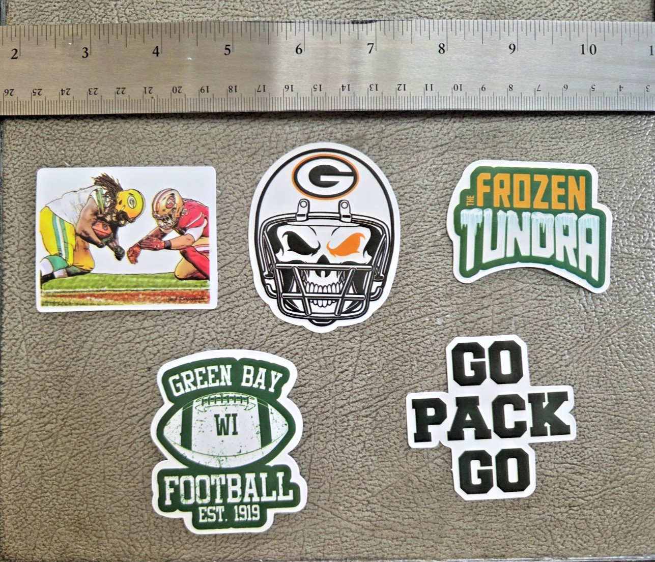 5 pack Green Bay Packers Stickers-2