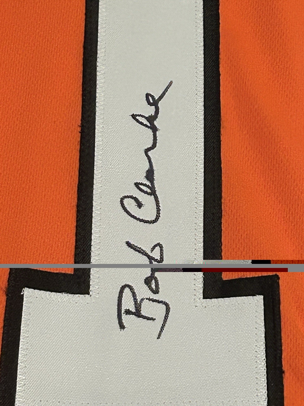 Bob Bobby Clarke Signed STAT Jersey JSA COA Philadelphia Flyers (3) Inscriptions